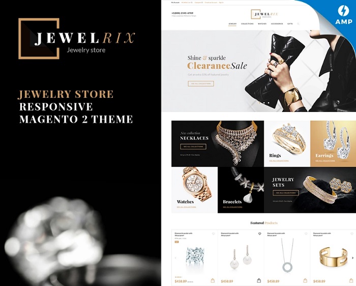 Jewelrix - Jewelry Online Store Magento 2 Theme