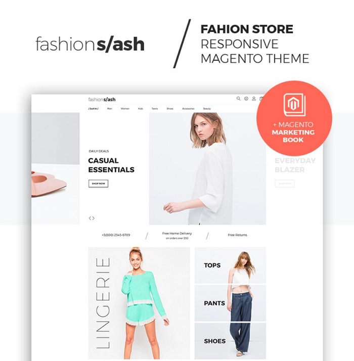 Fashion Slash – Clean Fashion Boutique Magento 2 Theme
